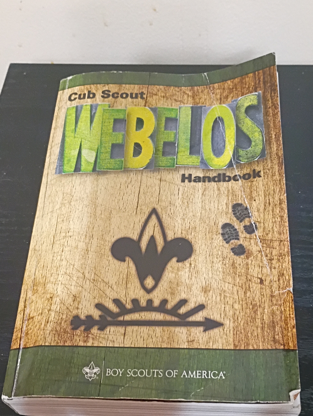 Cub Scout Webelos Handbook — Green and Brown Cover
